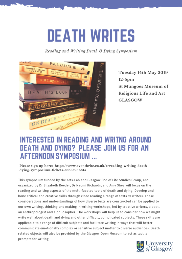 Death Writes - Symposium Poster