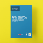 Front cover of the Money Matters at the end of life resource.